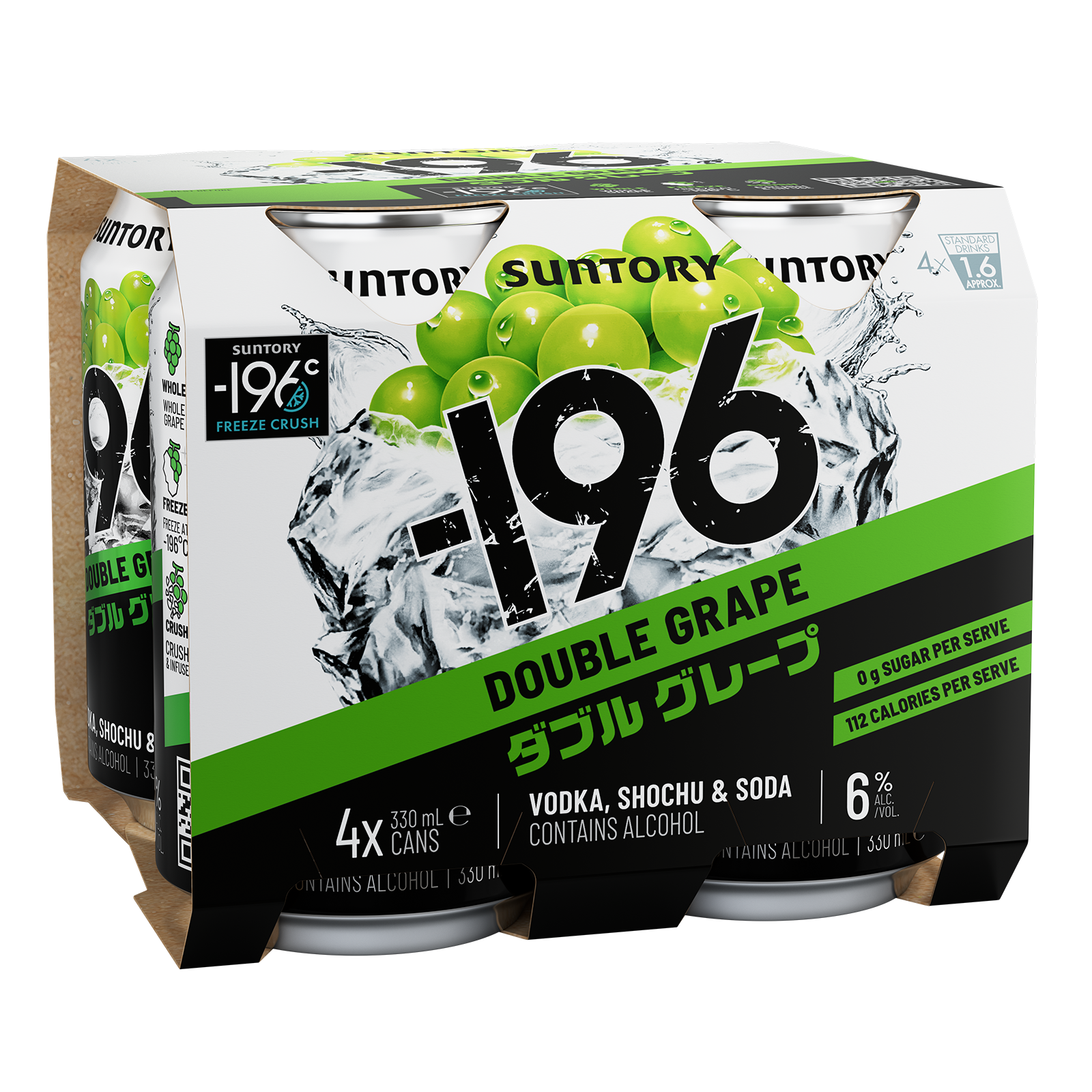 -196 Double Grape 6% 4 Pack Cans 330ml