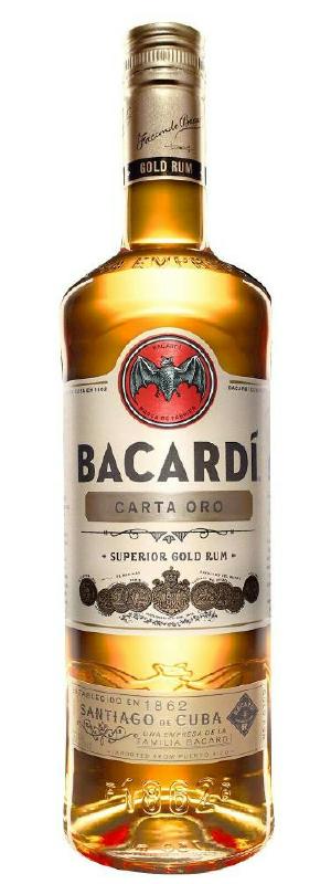 Bacardi Carta Oro Superior Gold Rum 1L
