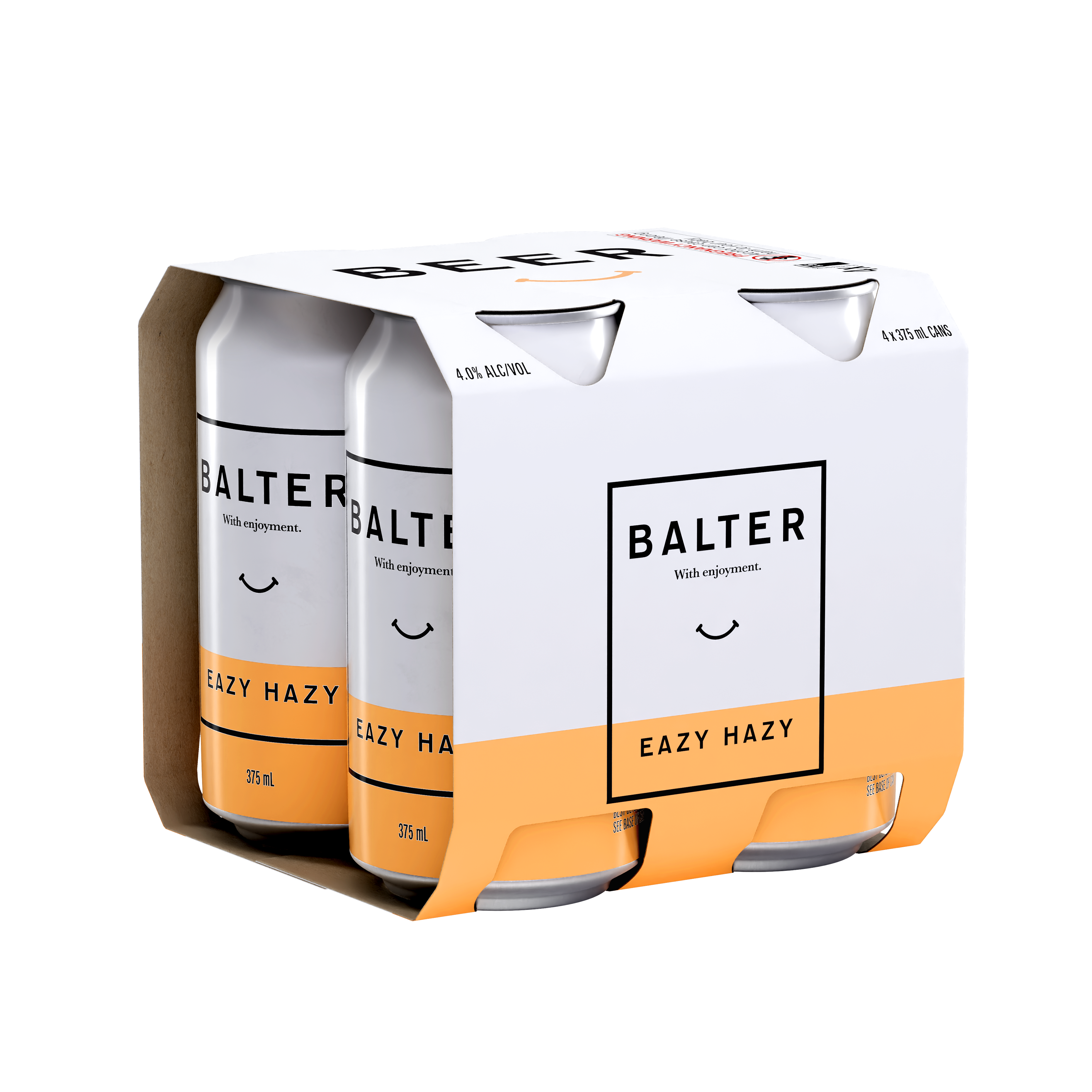 Balter Easy Hazy 4 Pack Cans 375ml