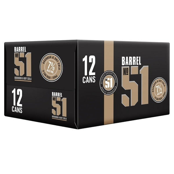 Barrel 51 7% 12 Pack Cans 250ml
