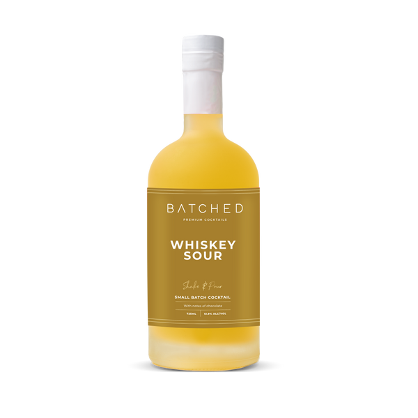 Batched Ready to Pour Whiskey Sour 725ml