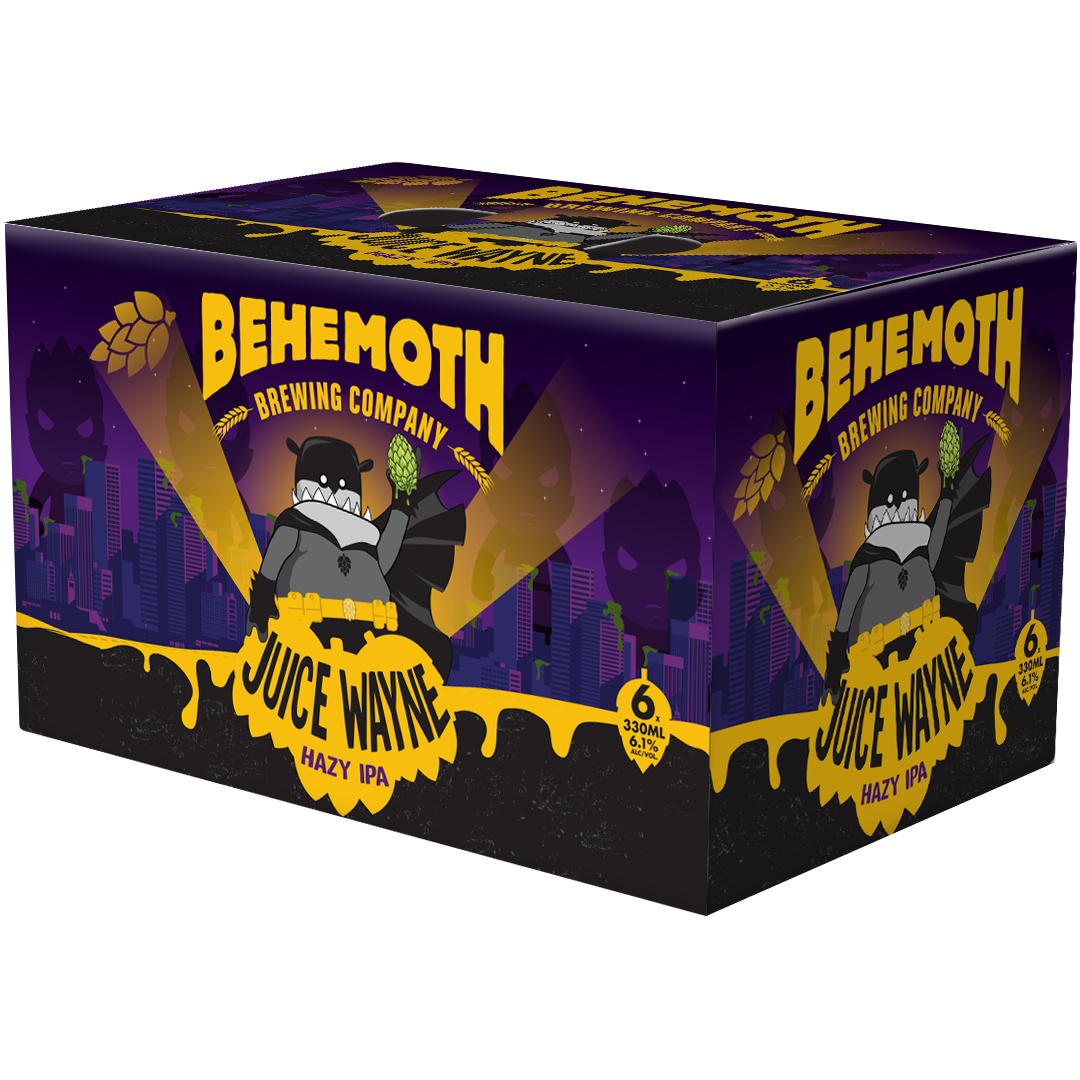 Behemoth Juice Wayne Hazy IPA 6 Pack Cans 330ml