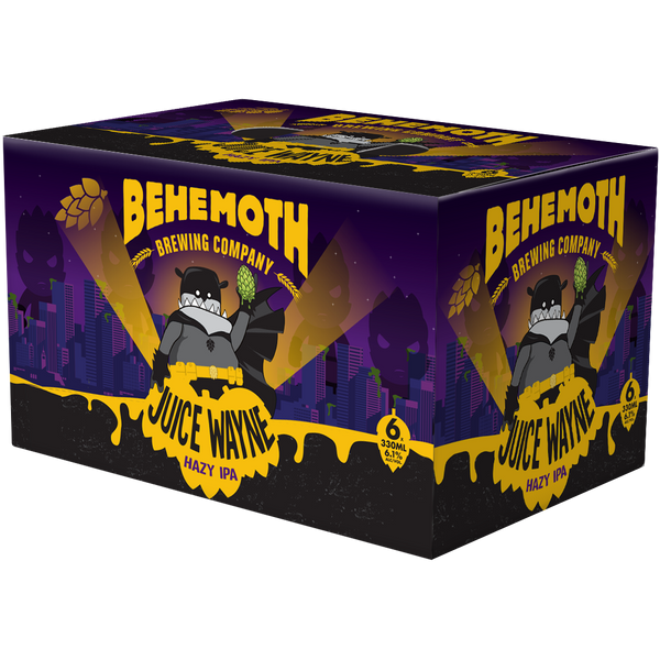 Behemoth Juice Wayne Hazy IPA 6 Pack Cans 330ml