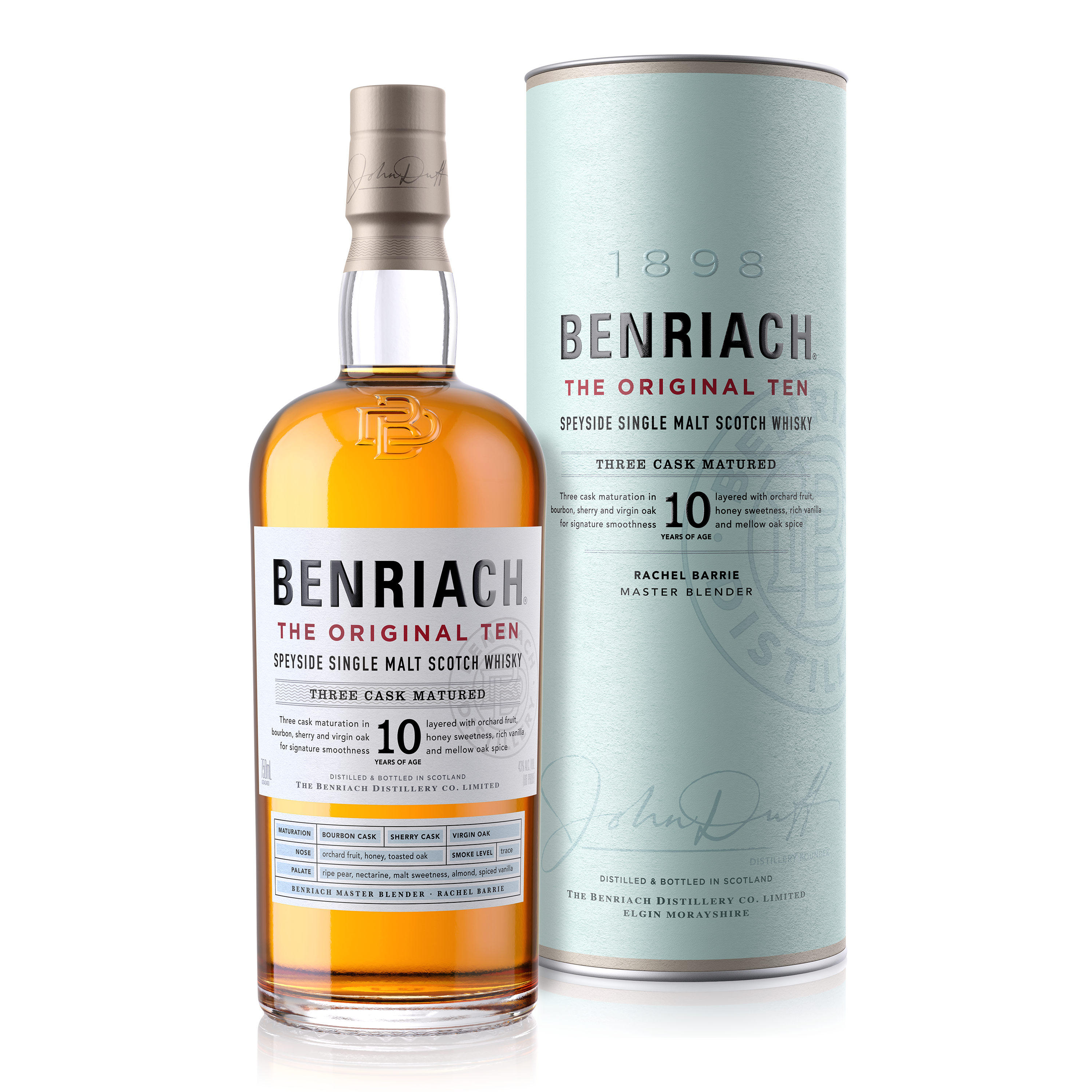 BenRiach 10YO Single Malt Whisky 700ml