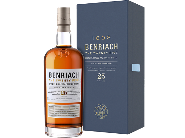BenRiach 25YO Single Malt Whisky 700ml