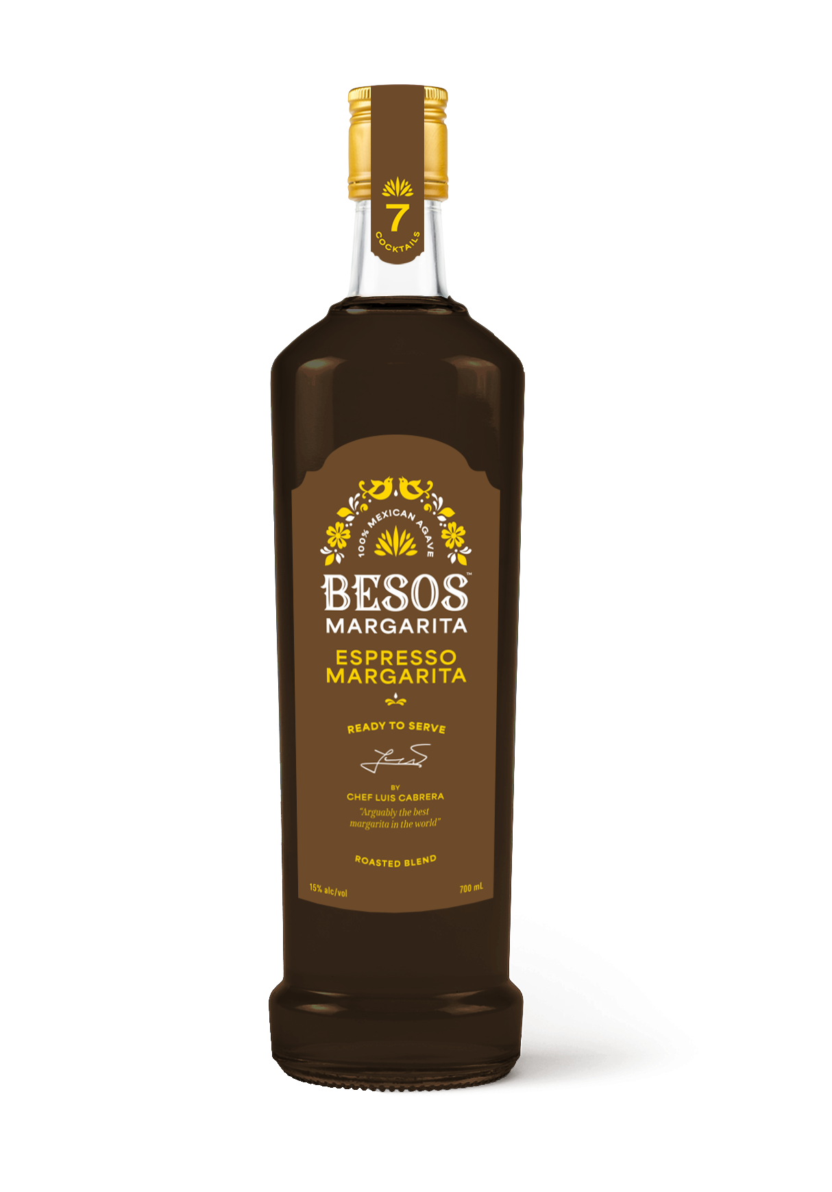 Besos Margarita Espresso Ready to Serve Cocktail 700ml