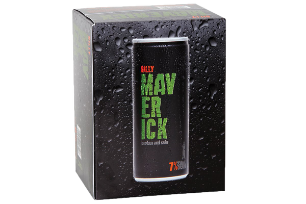 Billy Maverick & Cola 7% 12 Pack Cans 250ml