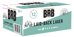 BRB Laid Back Lager 12 Pack Cans 330ml