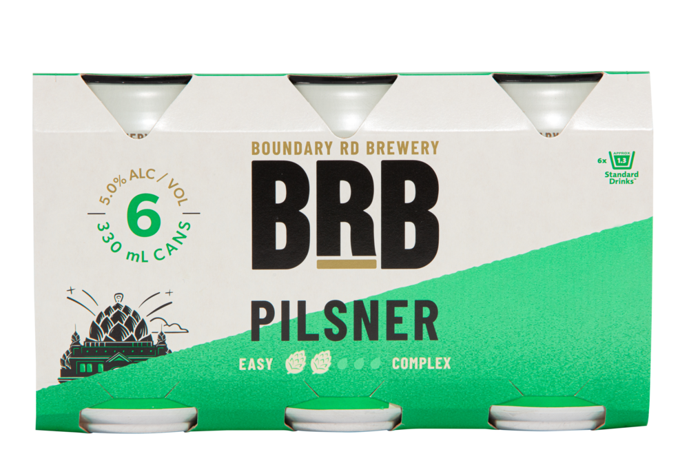 BRB Pilsner 6 Pack Cans 330ml