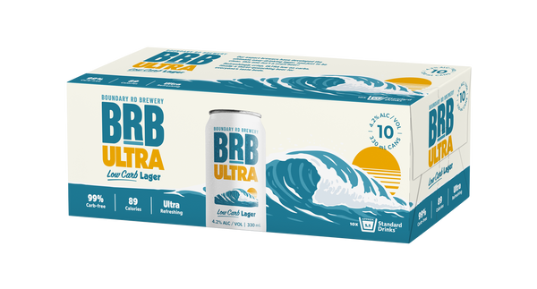 BRB Ultra Low Carb 10 Pack Cans 330ml