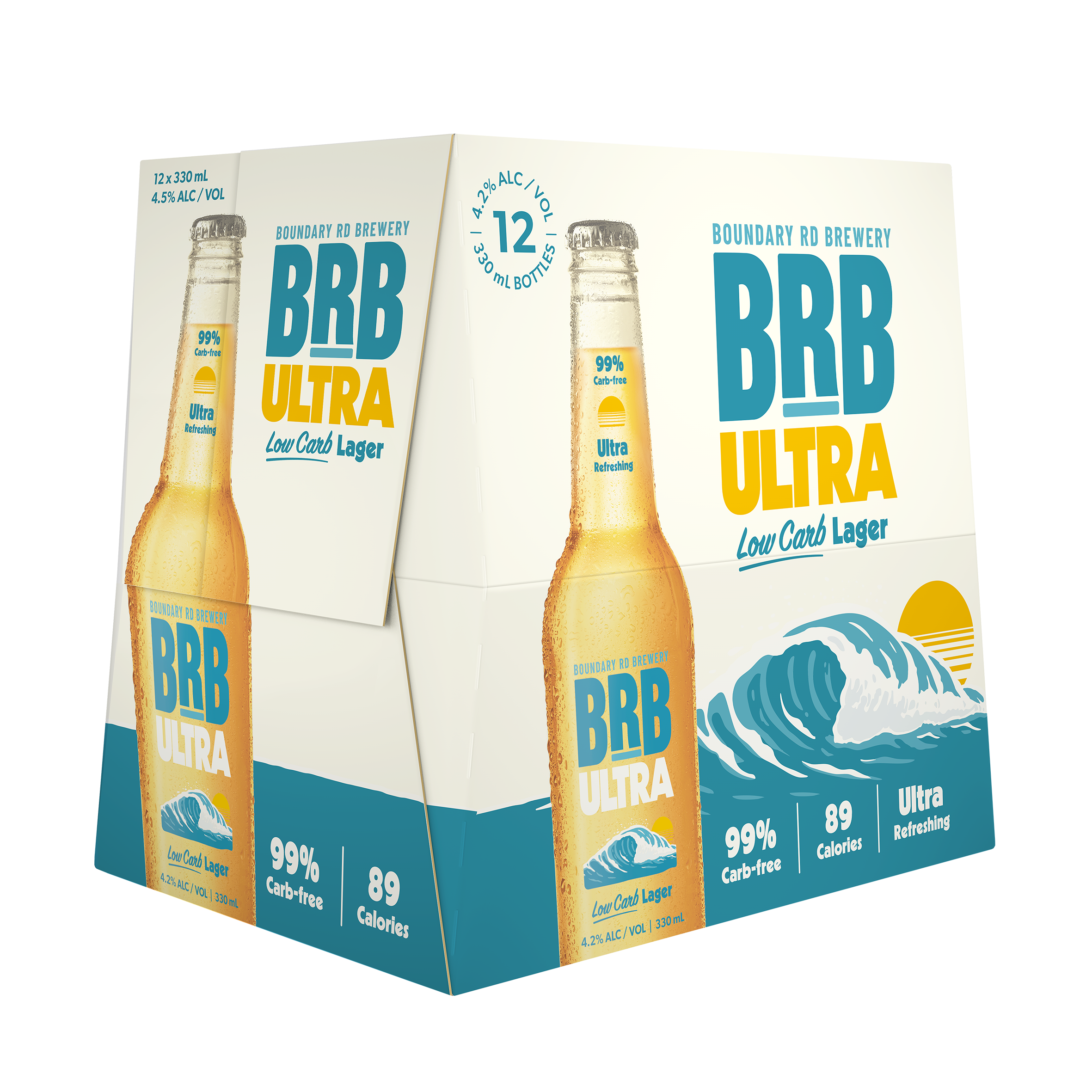 BRB Ultra Low Carb 12 Pack Bottles 330ml