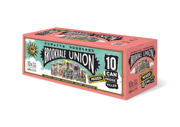 Brookvale Union Mixed 4% 10 Pack Cans 330ml