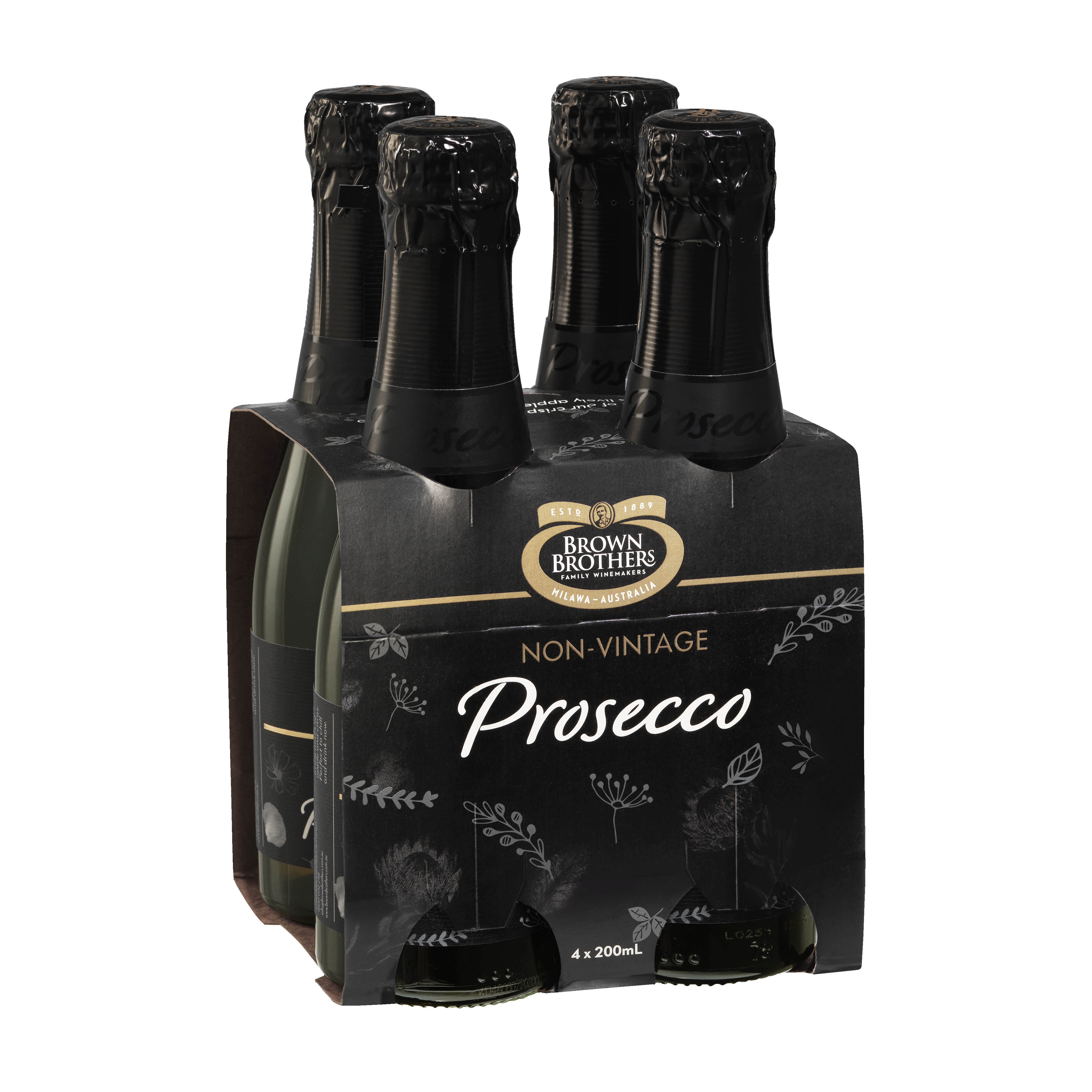 Brown Brothers Prosecco 4 Pack Bottles 200ml