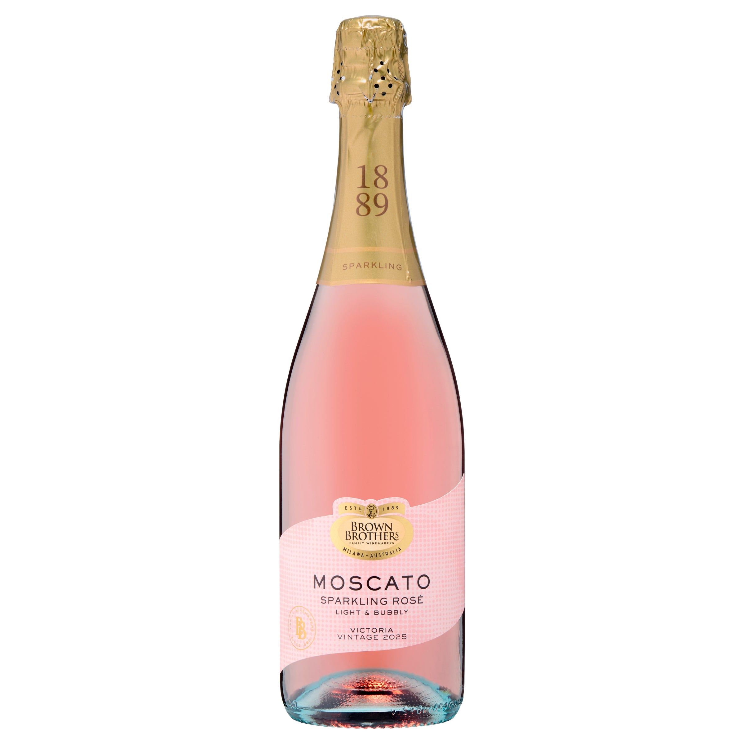 Brown Brothers Sparkling Moscato Rose 750ml