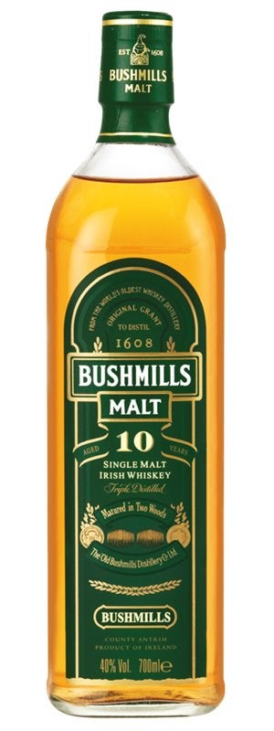 Bushmills 10YO Single Malt Irish Whiskey 700ml