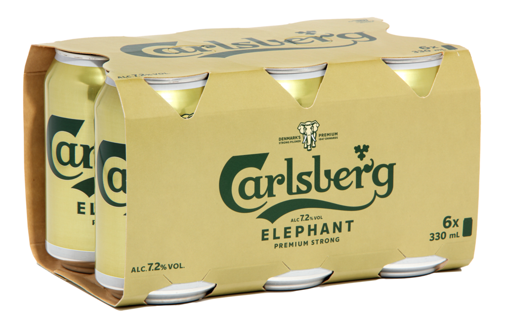Carlsberg Elephant Strong Beer 6 Pack Cans 330ml