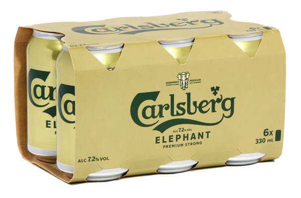 Carlsberg Elephant Strong Beer 6 Pack Cans 330ml