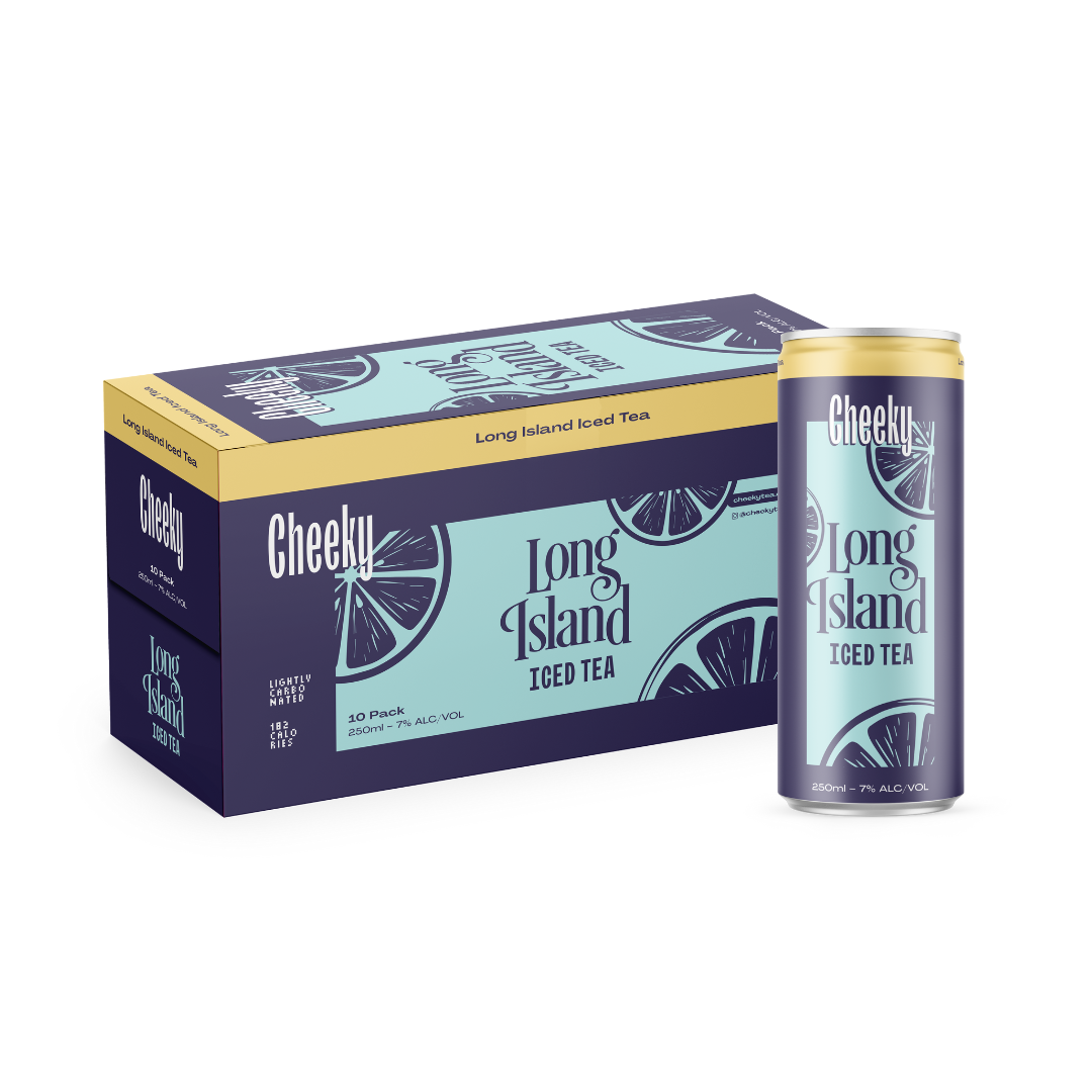 Cheeky Long Island Iced Tea 7% 10 Pack Cans 250ml