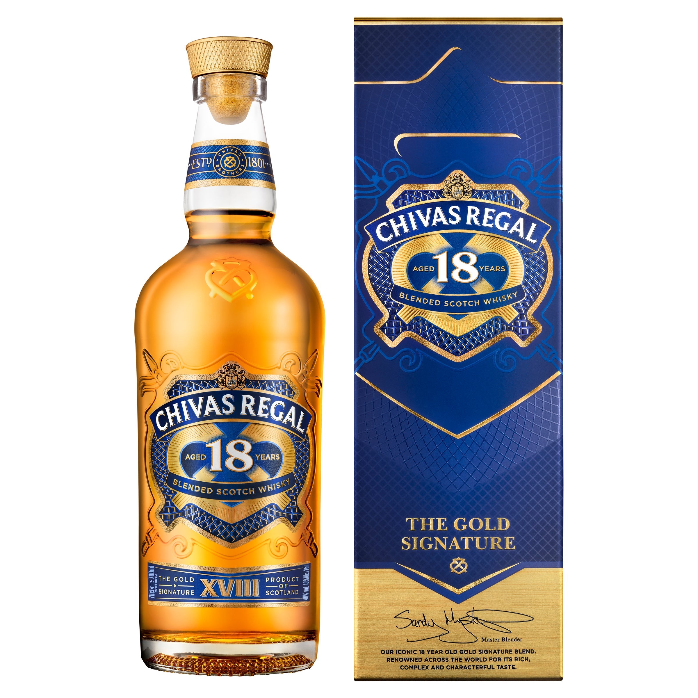Chivas Regal 18YO Gold Signature Blended Scotch Whisky 700ml