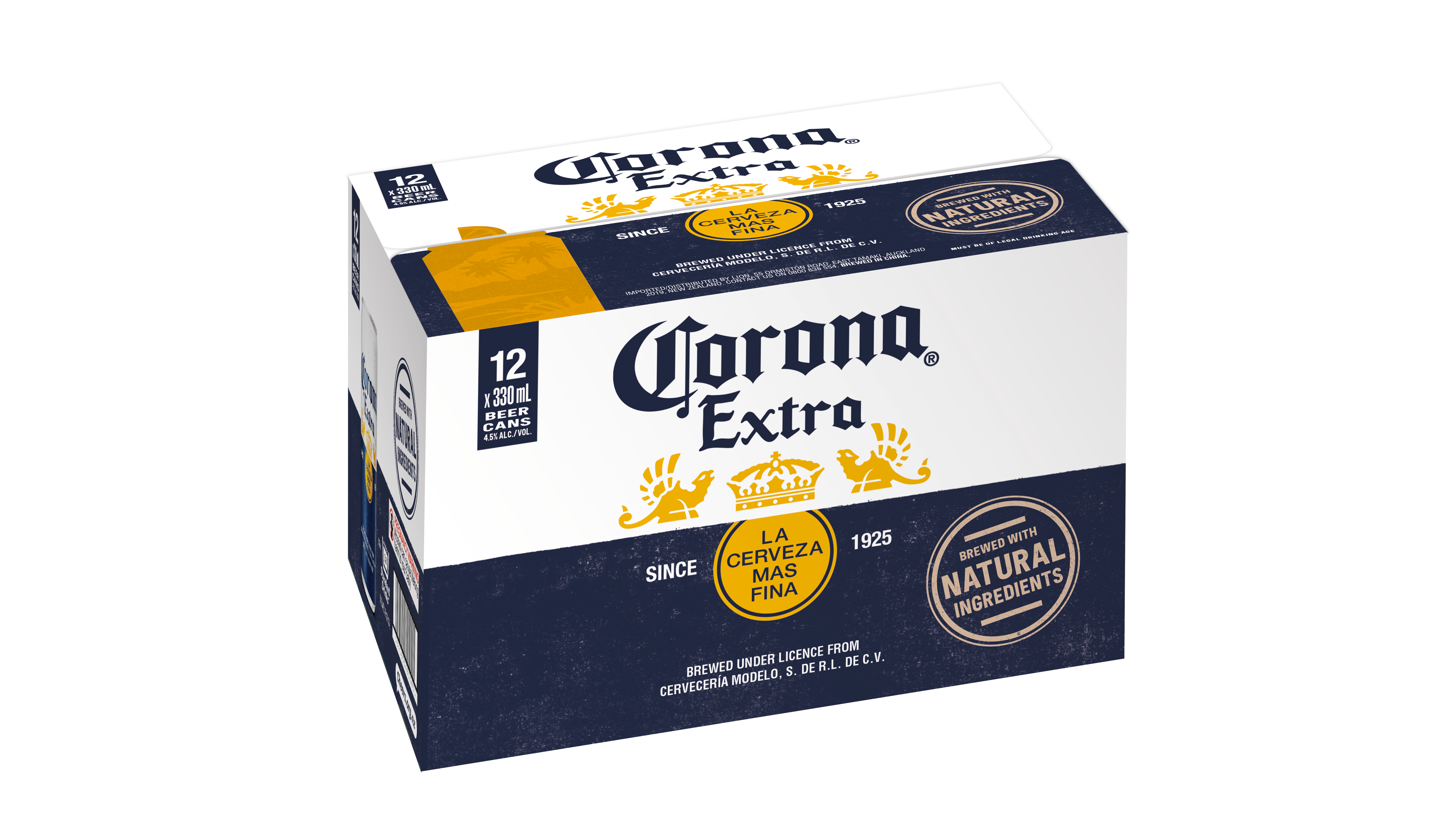 Corona Extra 12 Pack Cans 330ml