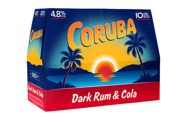 Coruba & Cola 4.8% 10 Pack Bottles 330ml