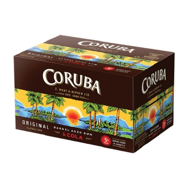 Coruba & Cola 5% 12 Pack Cans 250ml