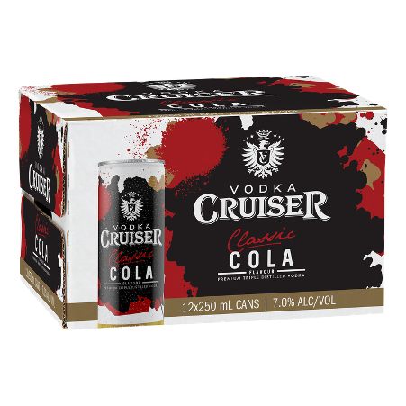 Cruiser Cola 7% 12 Pack Cans 250ml