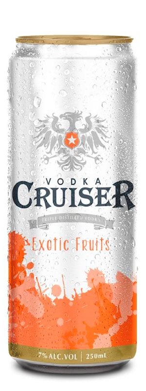 Cruiser Exotic Fruits 7% 12 Pack Cans 250ml