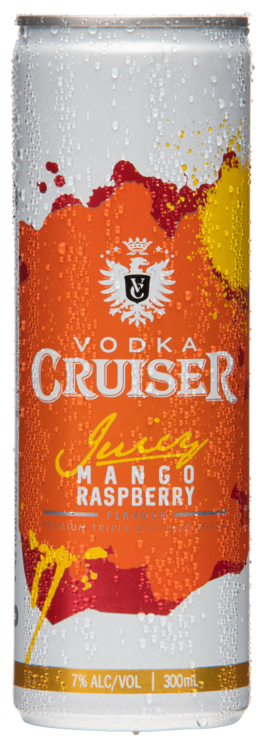 Cruiser Mango Raspberry 7% 4 Pack Cans 300ml