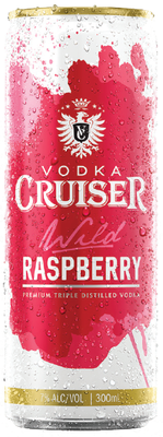 Cruiser Raspberry 7% 4 Pack Cans 300ml