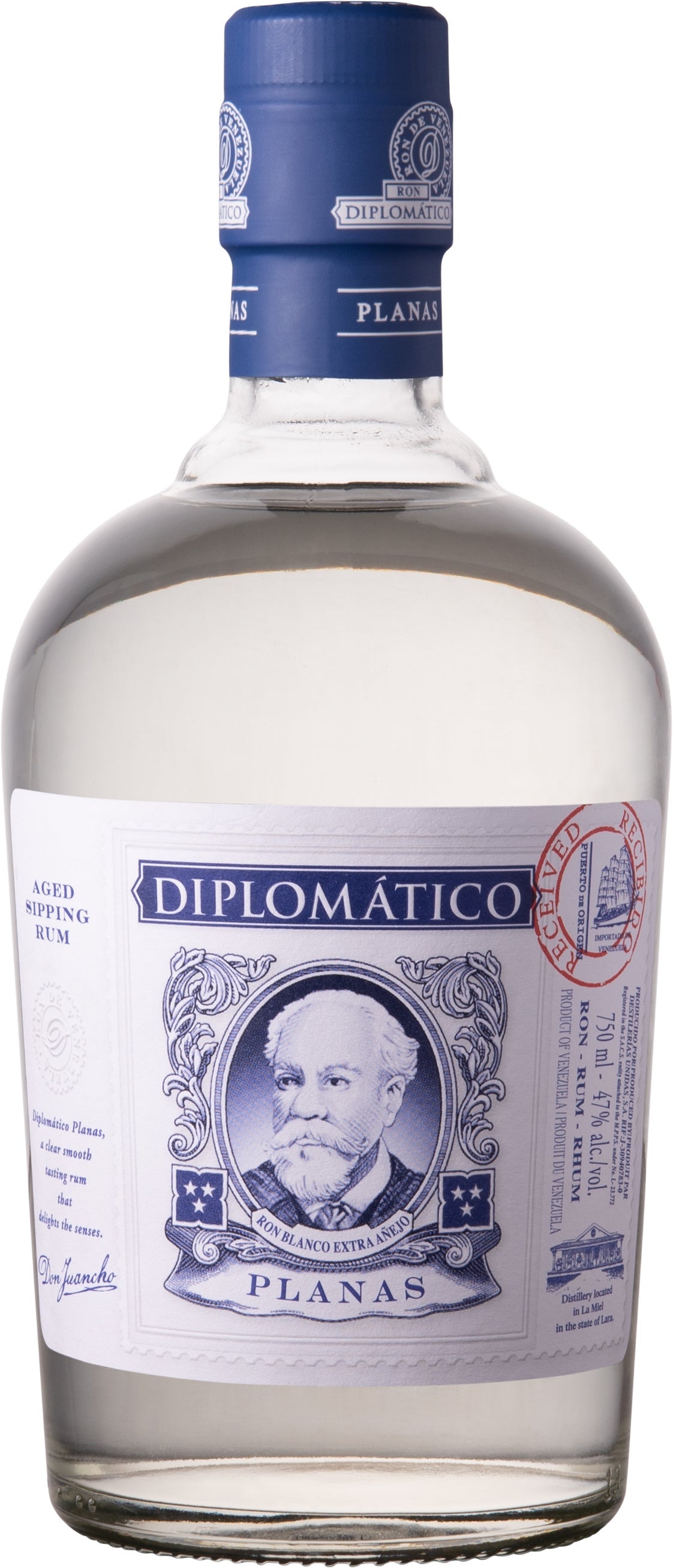 Diplomatico Planas Aged White Rum 700ml