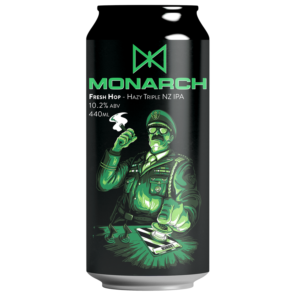 Double Vision Brewing Monarch Fresh Hop Triple Hazy IPA Can 440ml