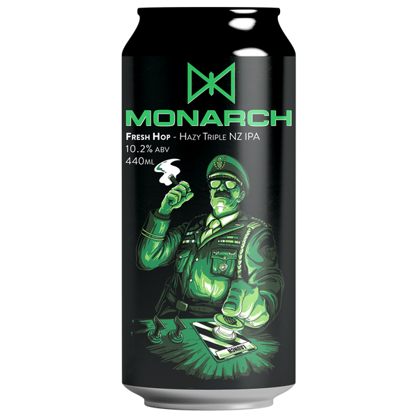 Double Vision Brewing Monarch Fresh Hop Triple Hazy IPA Can 440ml