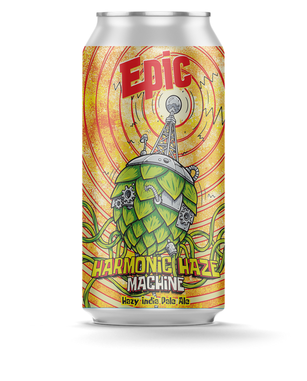 Epic Harmonic Haze Machine Hazy IPA Can 440ml