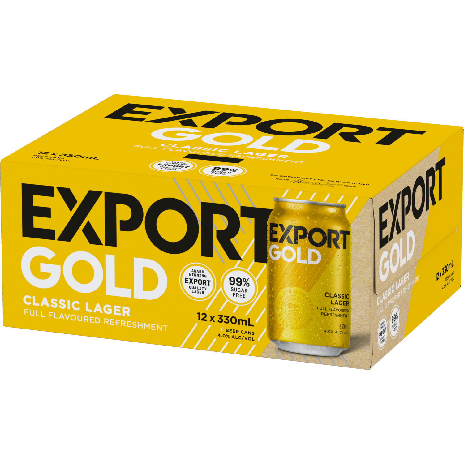 Export Gold 12 Pack Cans 330ml