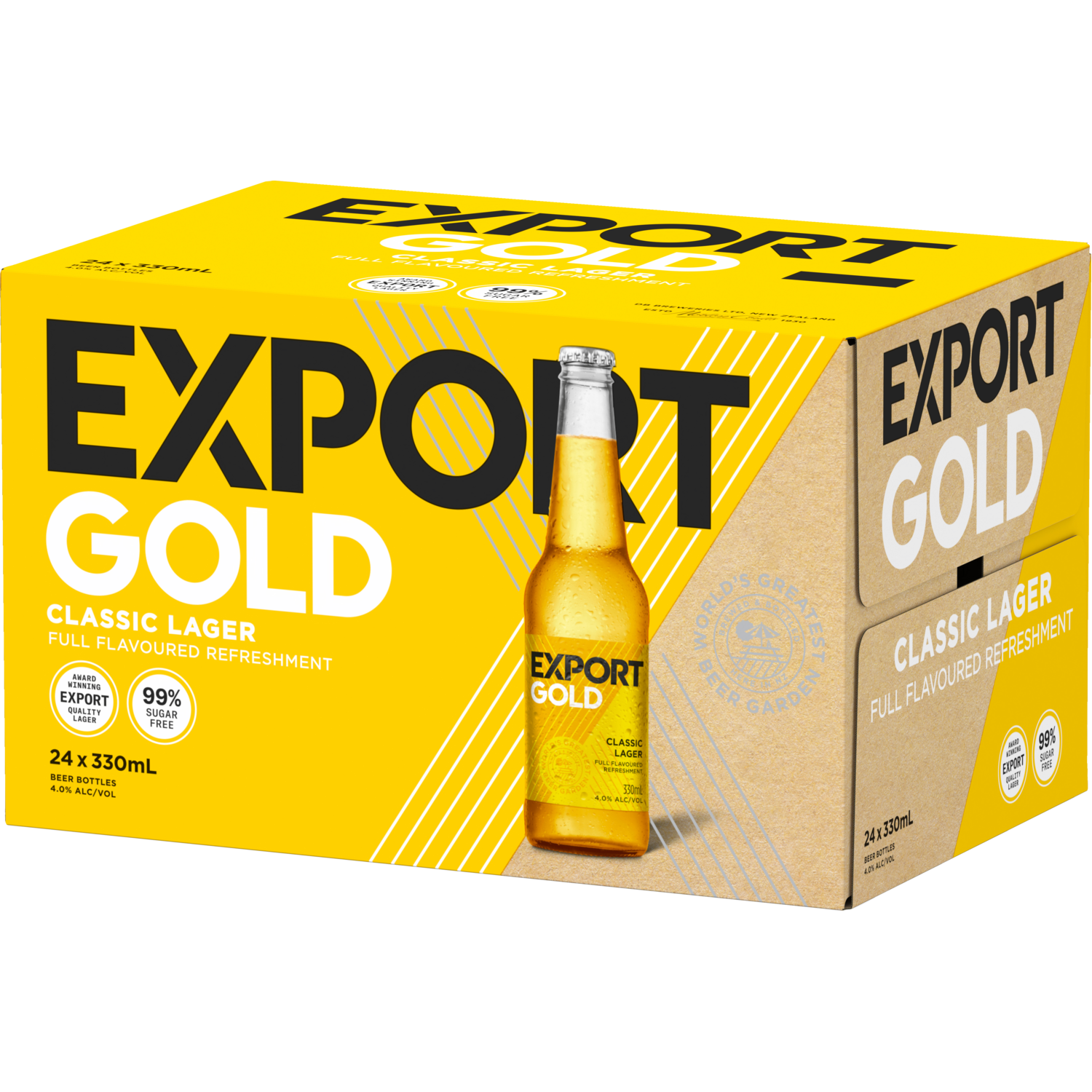 Export Gold 24 Pack Bottles 330ml
