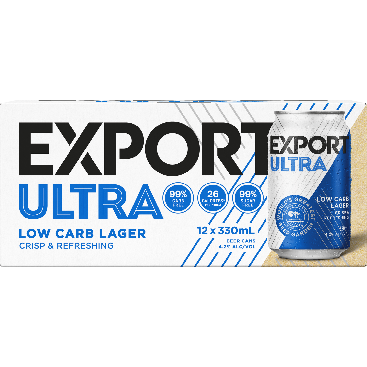 Export Ultra Low Carb 12 Pack Cans 330ml