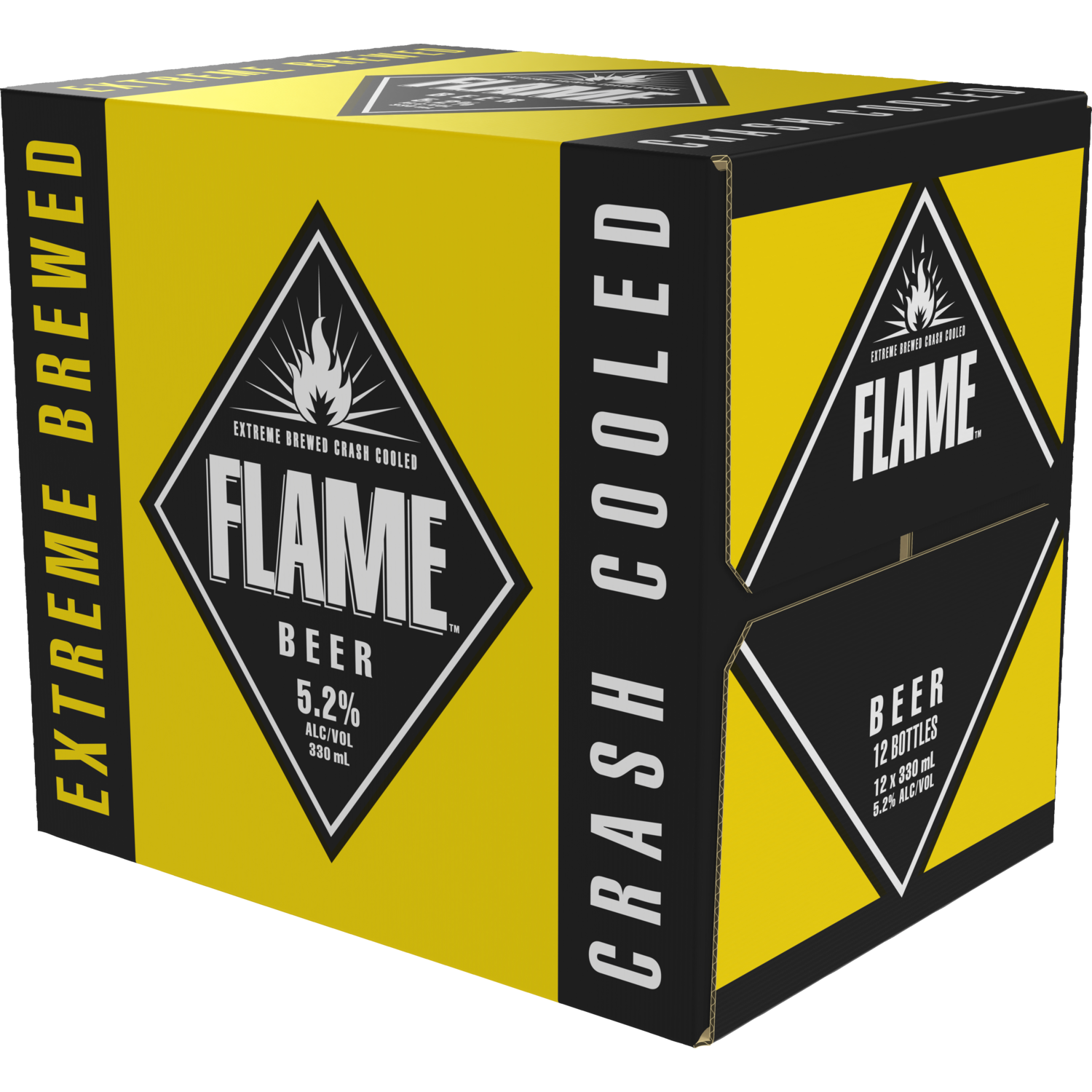 Flame 12 Pack Bottles 330ml