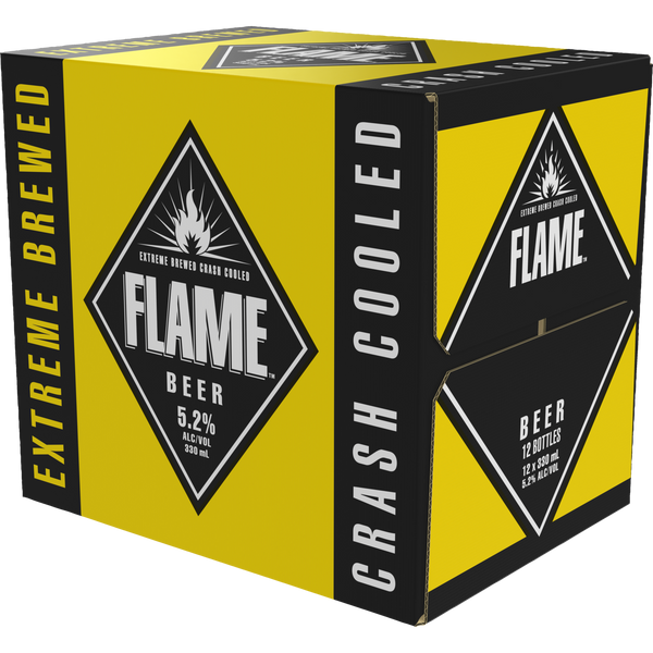 Flame 12 Pack Bottles 330ml