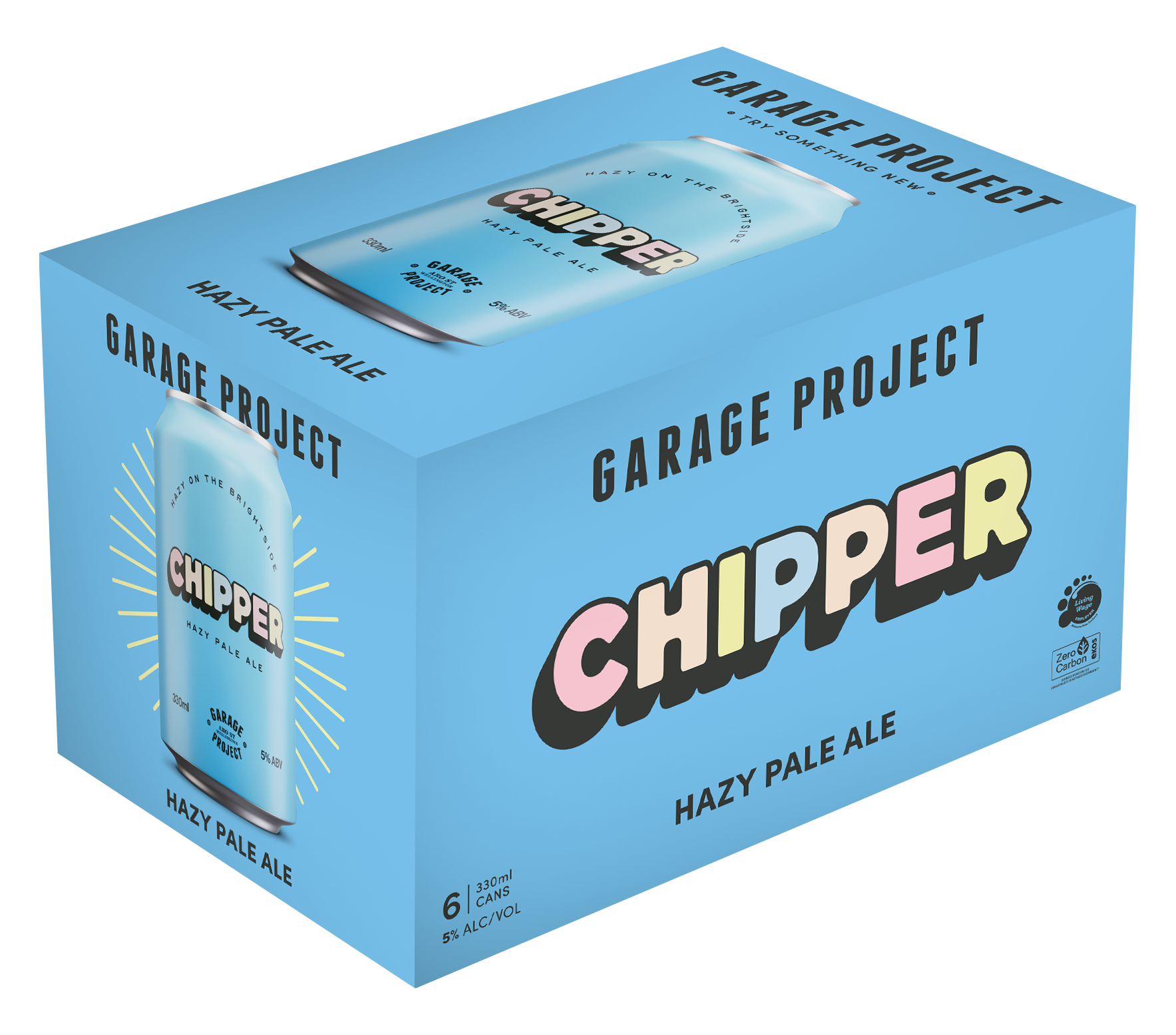 Garage Project Chipper 6 Pack Cans 330ml