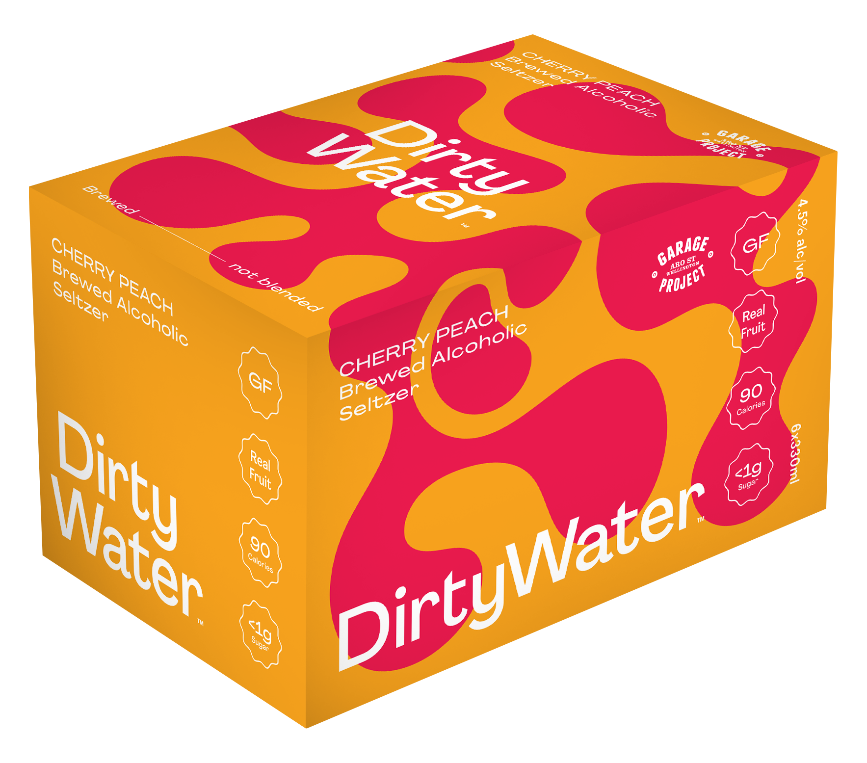 Garage Project Dirty Water Cherry Peach 4.5% 6 Pack Cans 330ml