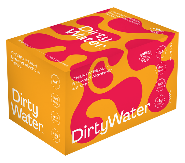 Garage Project Dirty Water Cherry Peach 4.5% 6 Pack Cans 330ml