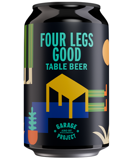 Garage Project Four Legs Good Wild Workshop Table Saison Can 330ml
