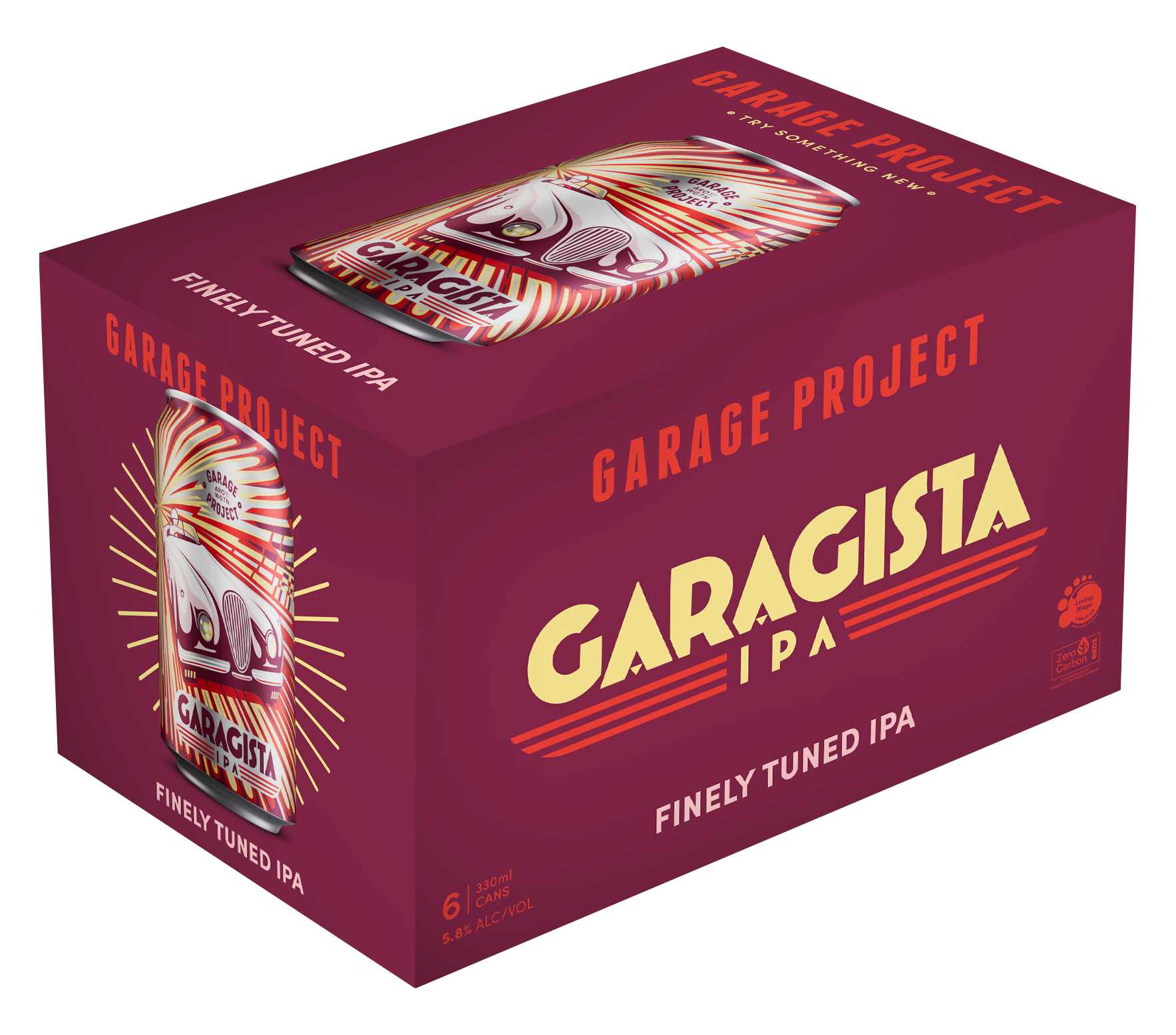 Garage Project Garagista IPA 6 Pack Cans 330ml