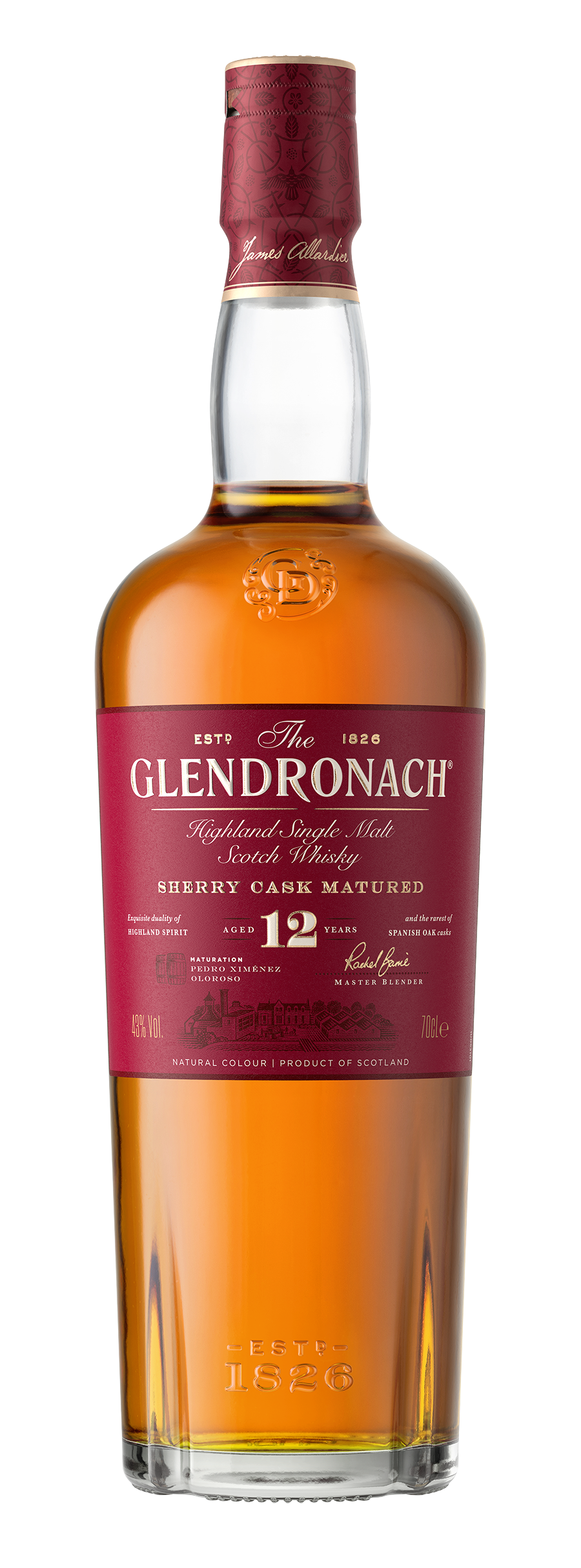GlenDronach 12YO Single Malt Whisky 700ml