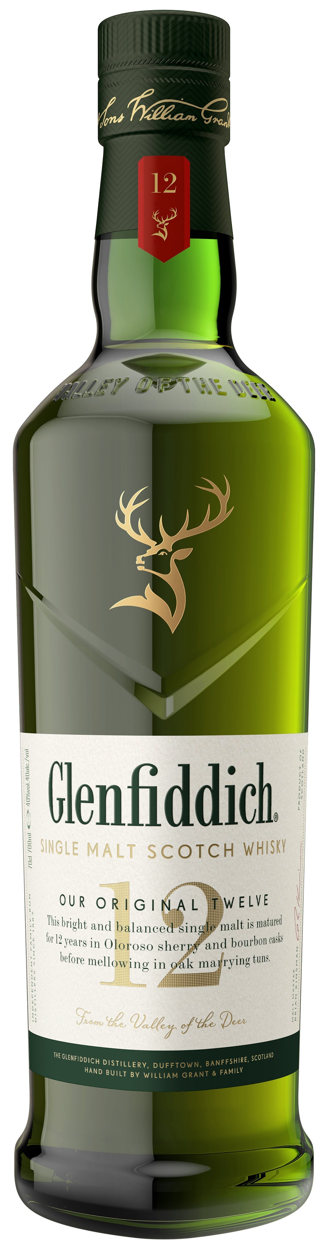 Glenfiddich 12YO Single Malt Whisky 1Lt