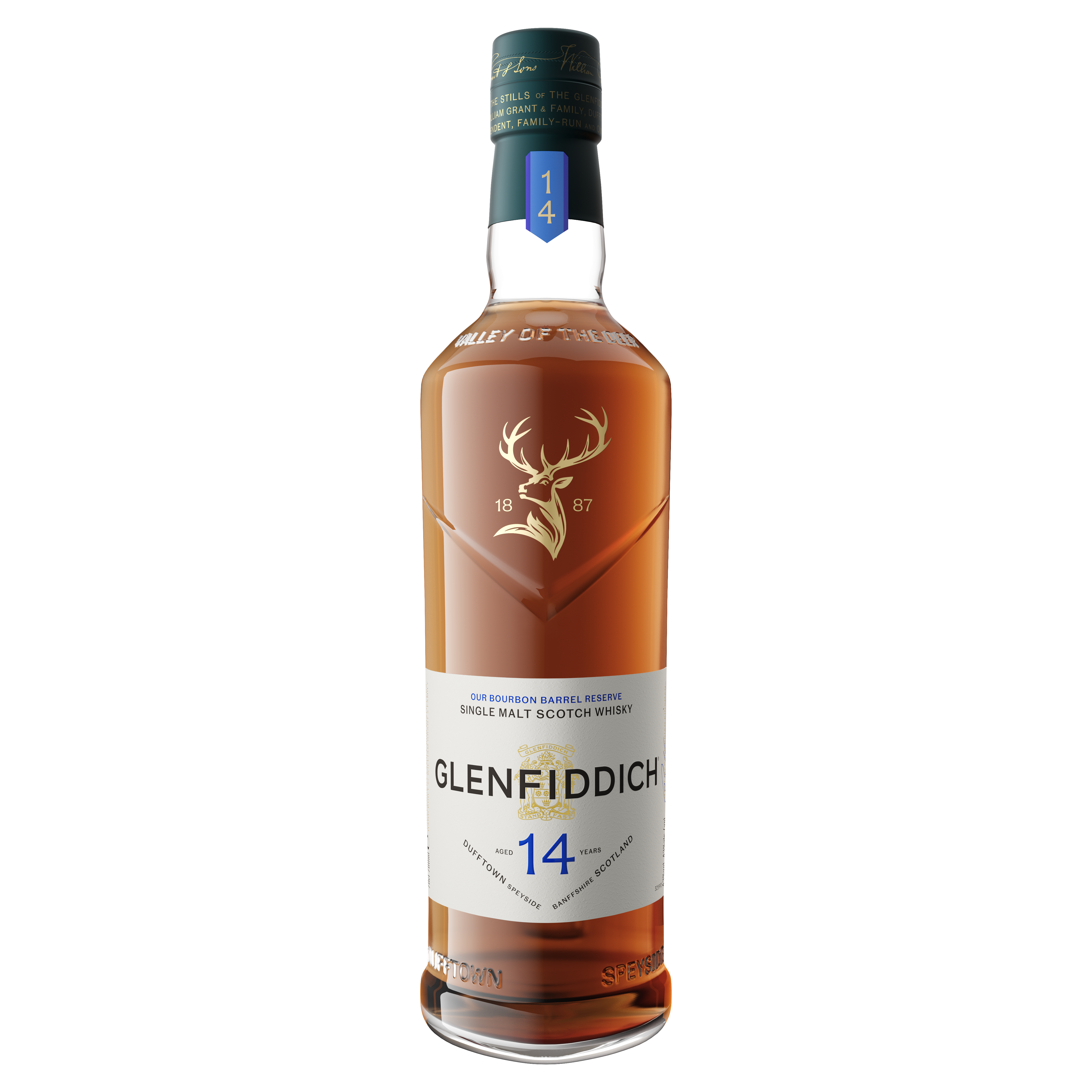 Glenfiddich 14YO Bourbon Barrel Reserve Whisky 700ml