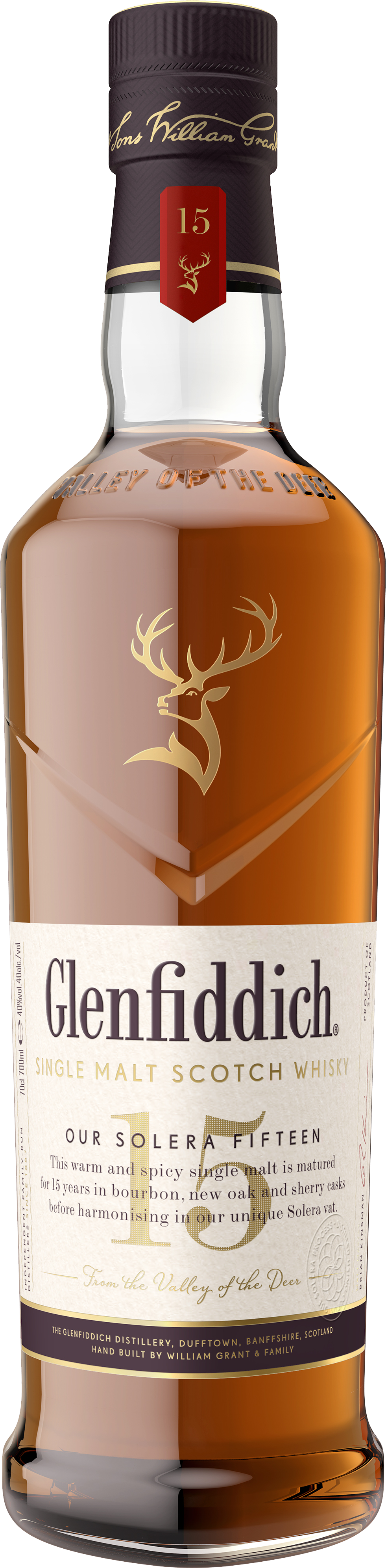 Glenfiddich 15YO Single Malt Whisky 700ml