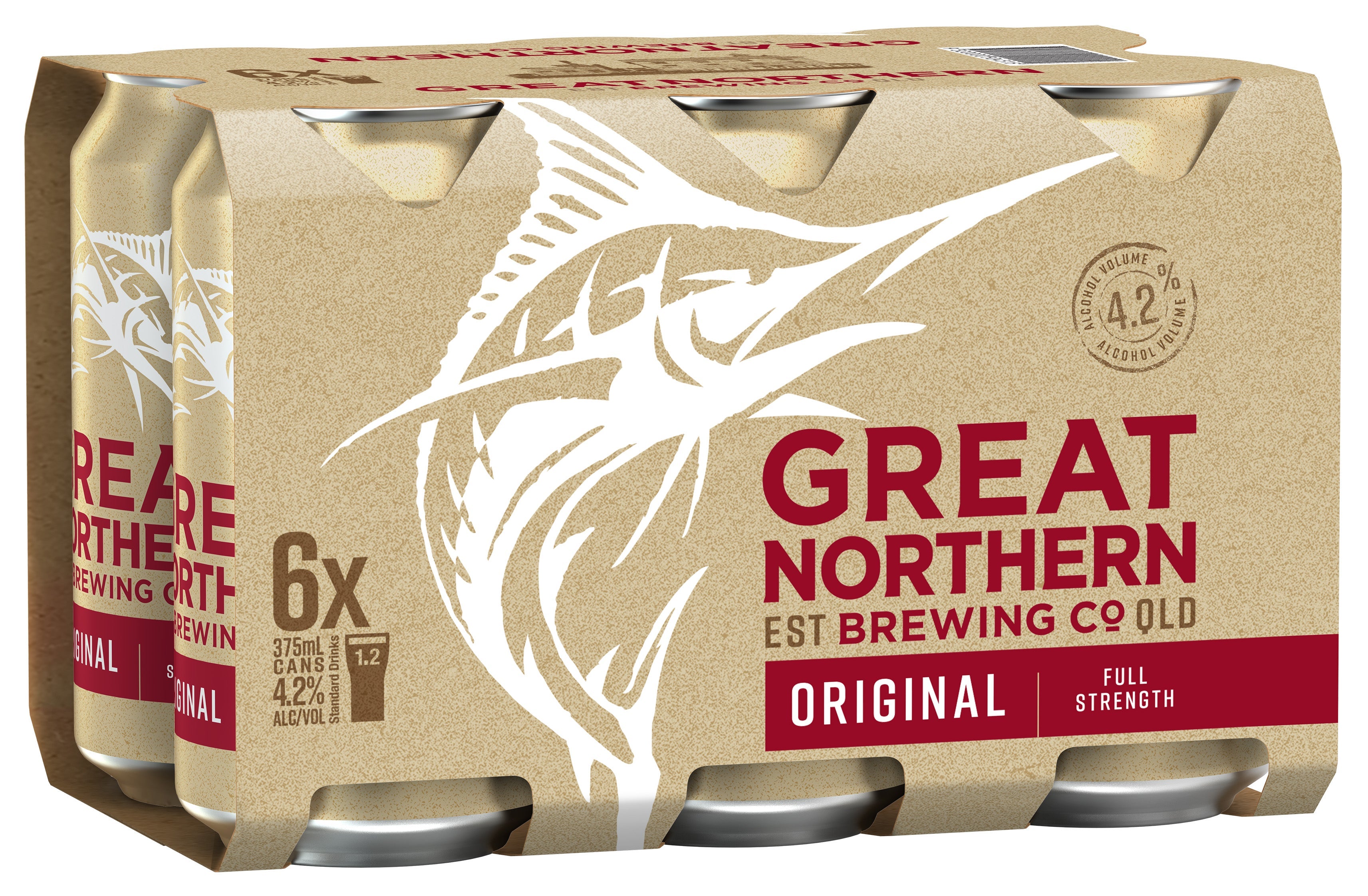 Great Northern Original 6 Pack Cans 375ml
