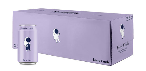 Greenhill Seltzers Berry Crush 6% 10 Pack Cans 330ml